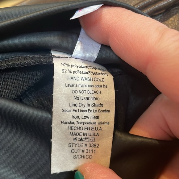 Faux Leather Lace-up Leggings -Small - Picture 7 of 7